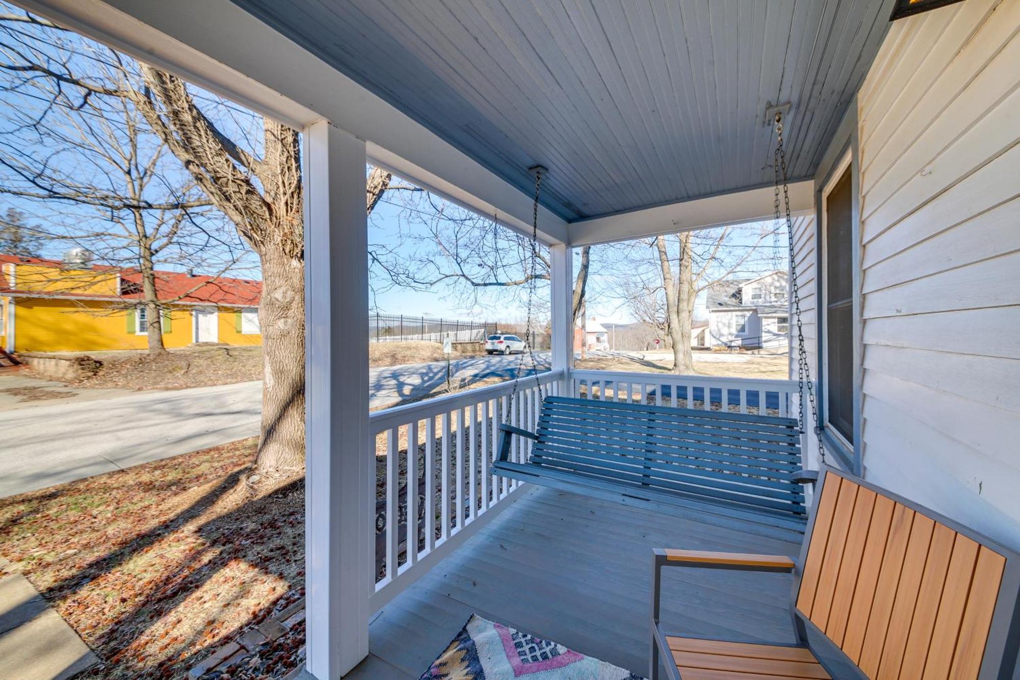 Cozy Augusta Home With Porch Walk To Katy Trail! 외부 사진