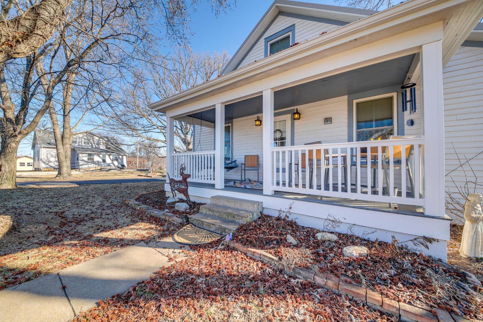 Cozy Augusta Home With Porch Walk To Katy Trail! 외부 사진